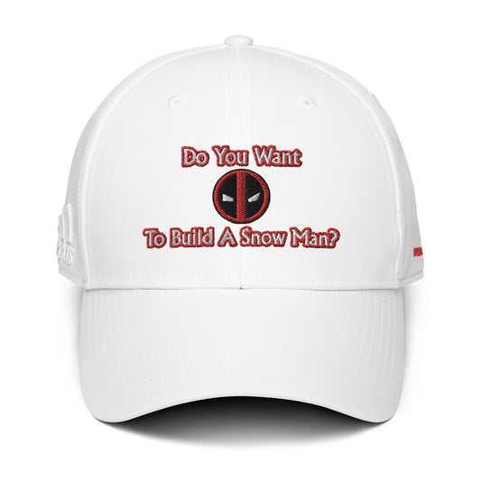 Deadpool Frozen Quote Embroidered adidas Dad Hat