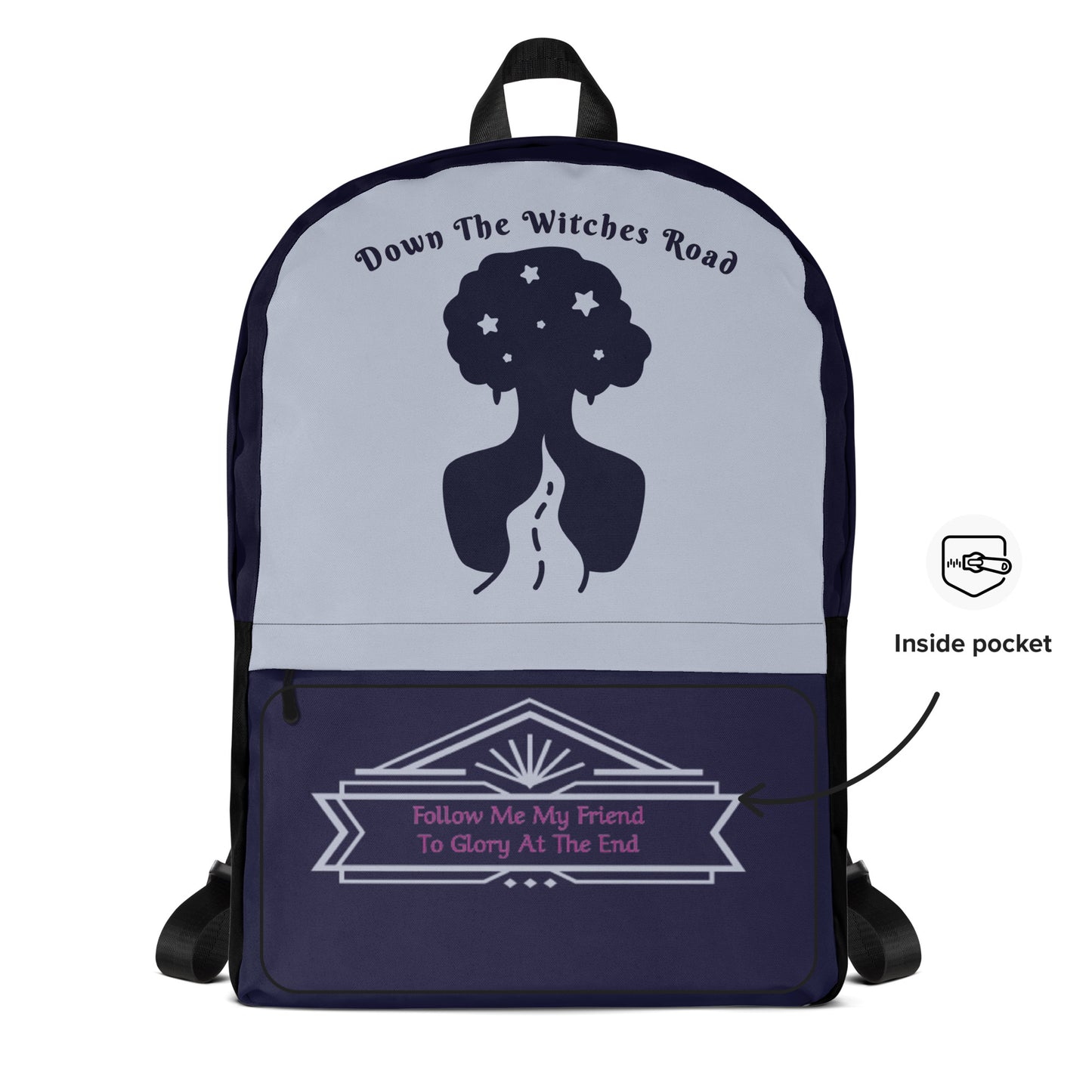 Agatha "Follow Me" Quotes Backpack
