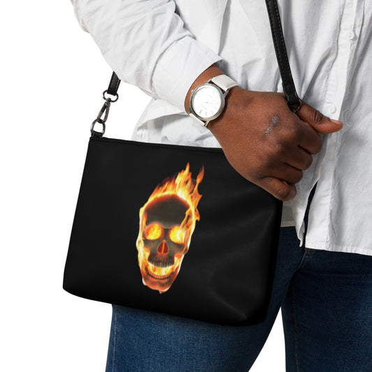 Ghost Rider Quote Crossbody Bag
