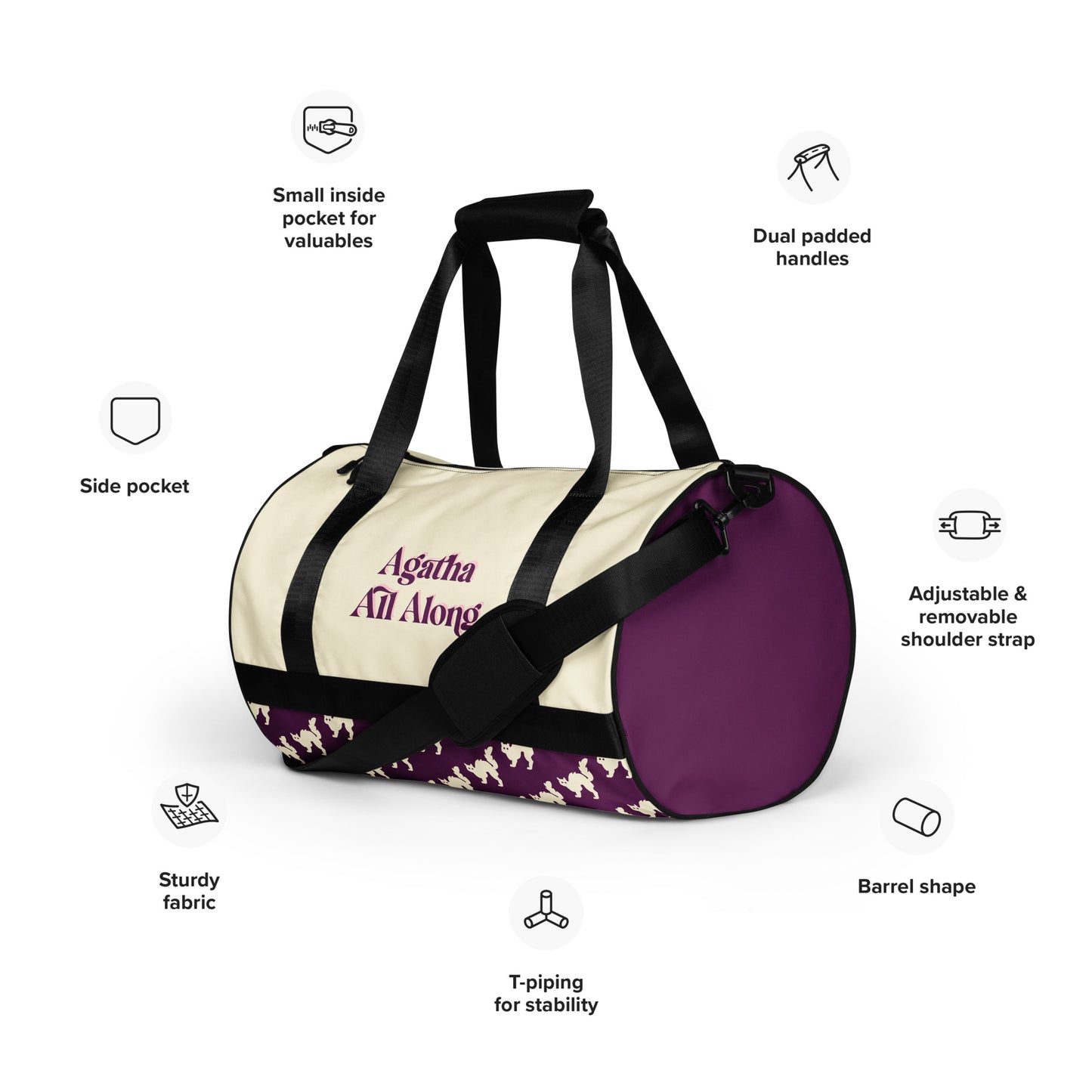 Agatha All Along Gym Bag