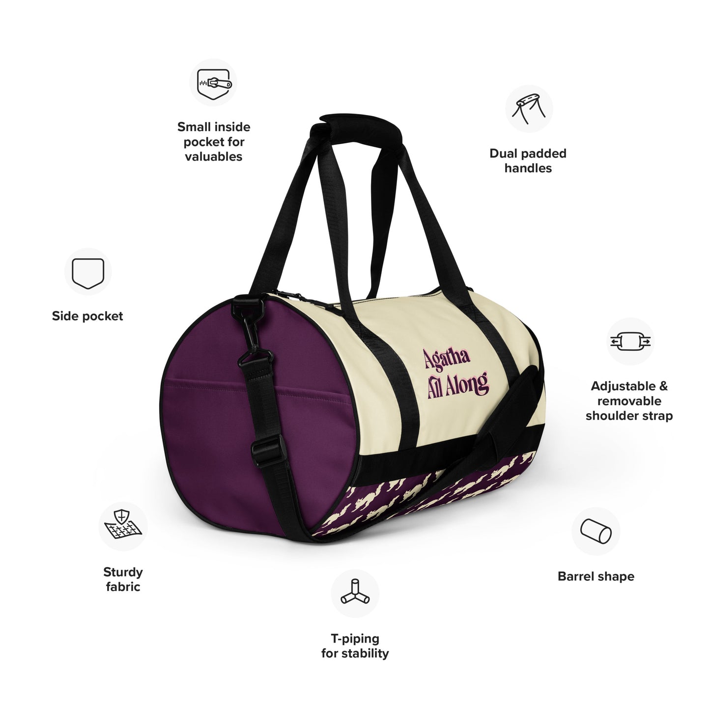 Agatha All Along Gym Bag