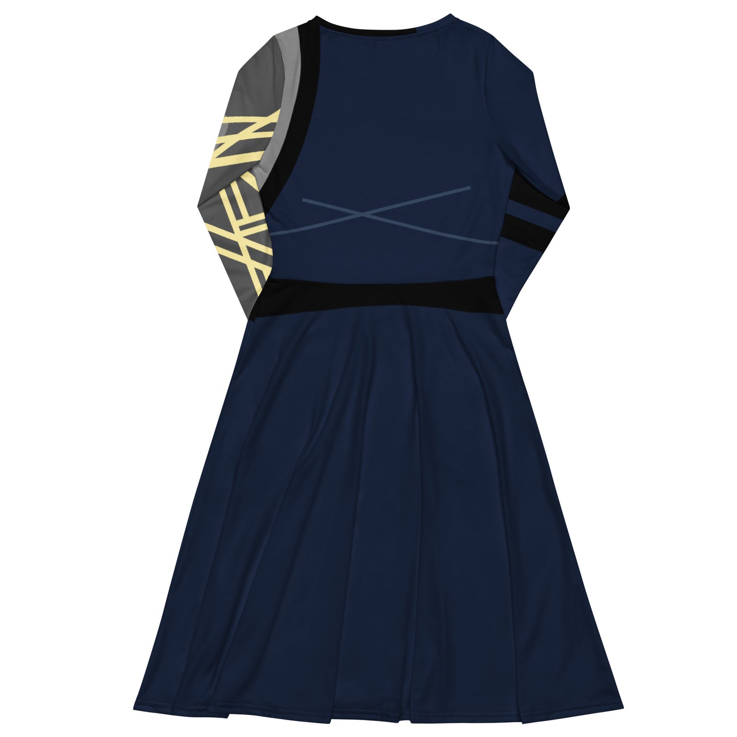 Bucky Barnes Costume Long Sleeve Midi Dress