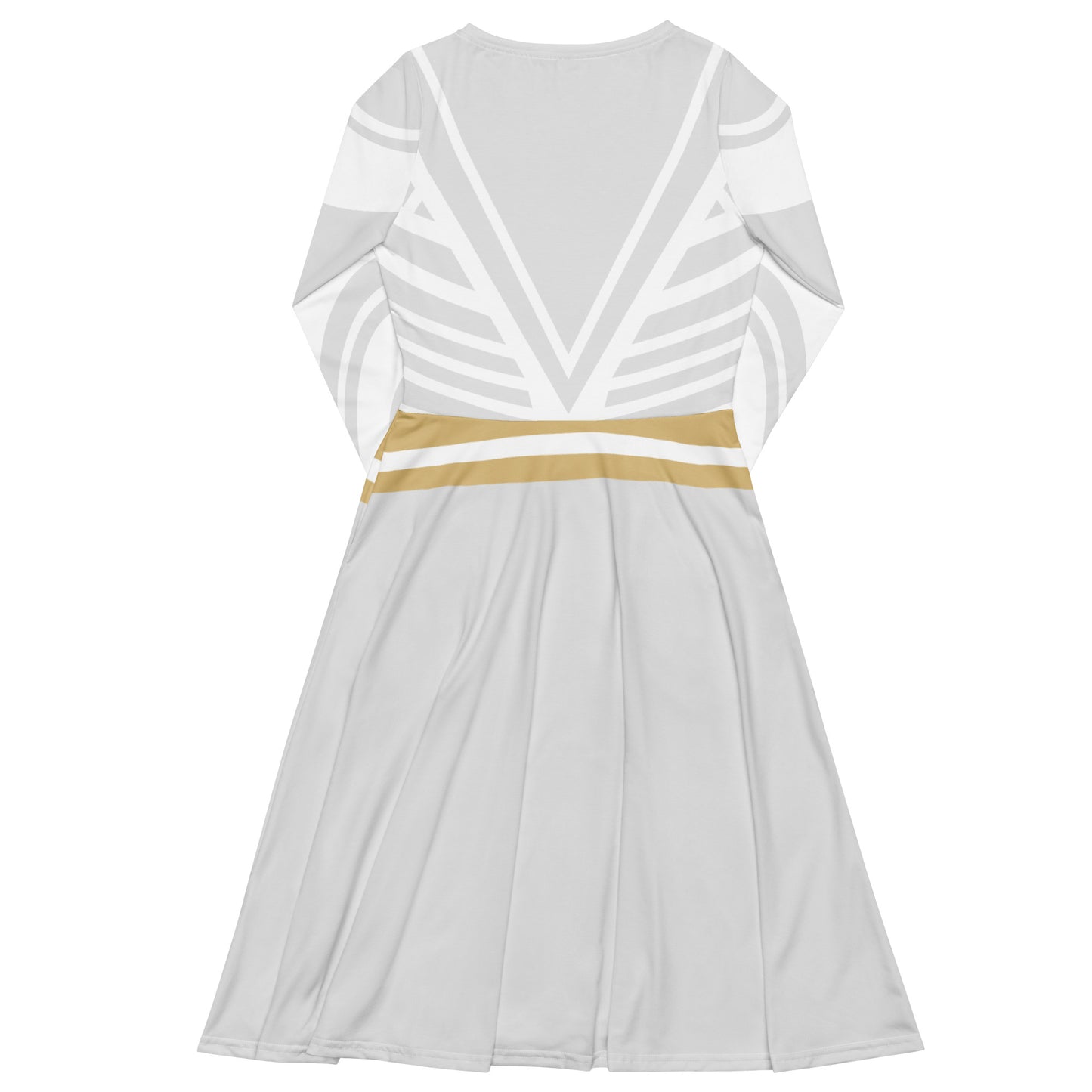 Moon Knight Costume Long Sleeve Midi Dress