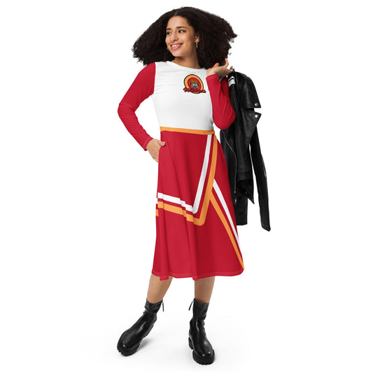 Claire Bennet Cheerleader Heroes Long Sleeve Midi Dress