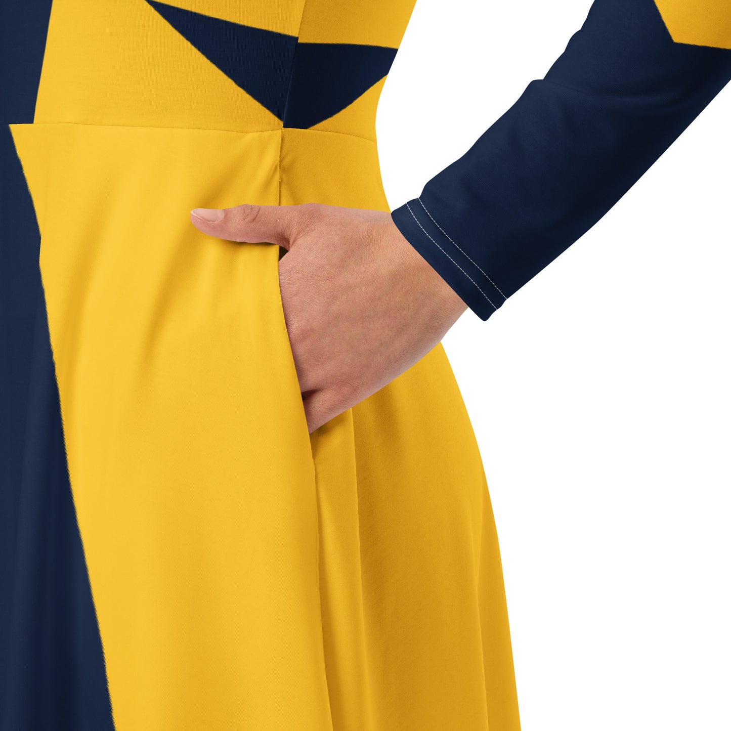 Wolverine Costume (Two) Long Sleeve Midi Dress