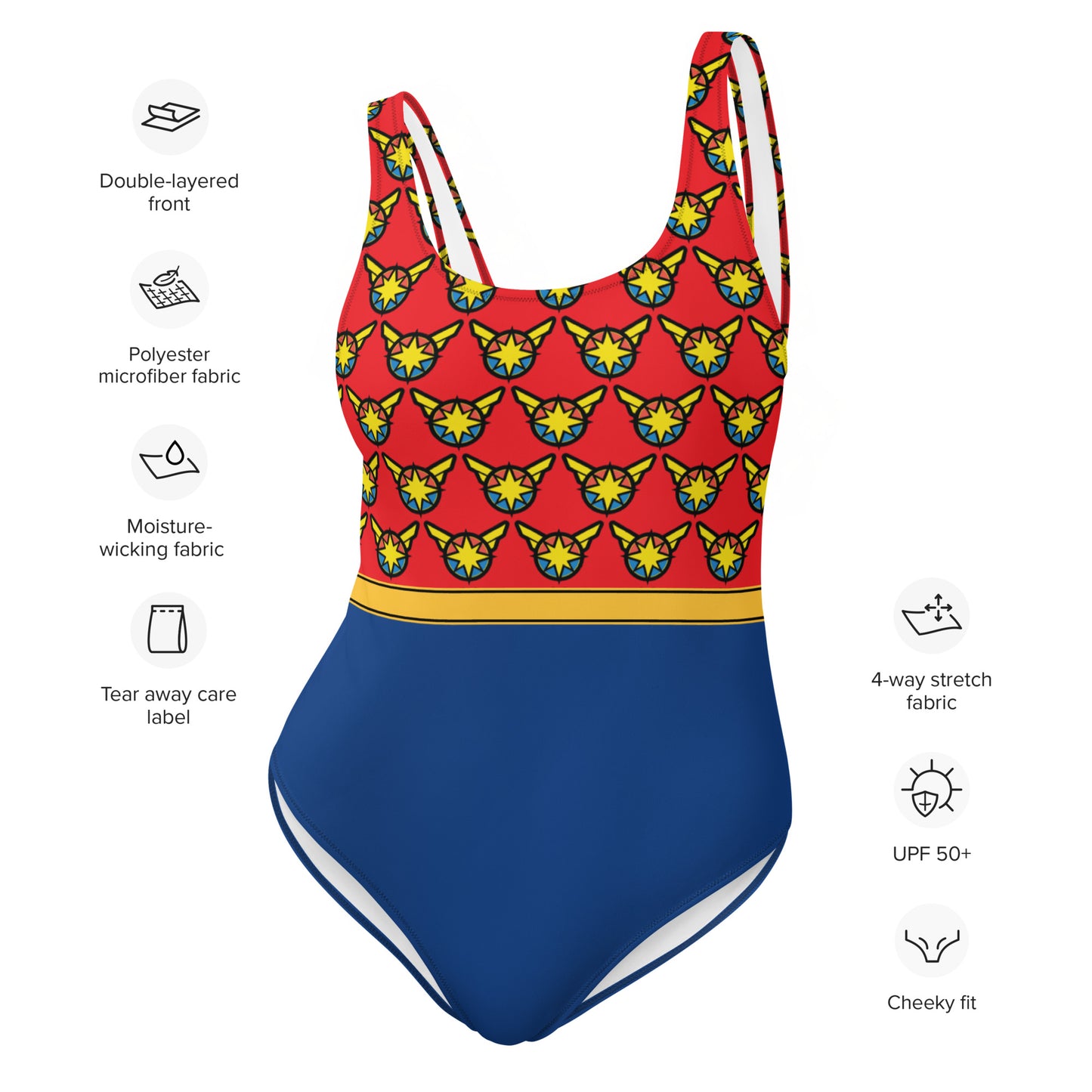 Captain Carol Danvers (Two) One-Piece Swimsuit