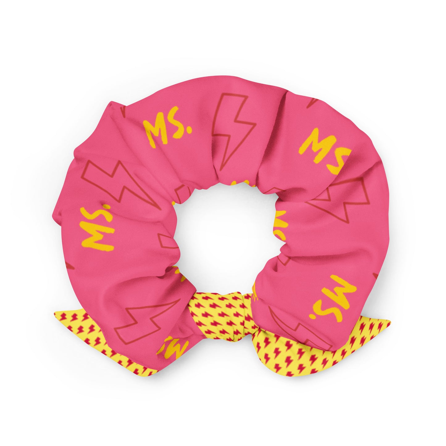 Ms. Kamala Khan (Pink) Recycled Scrunchie