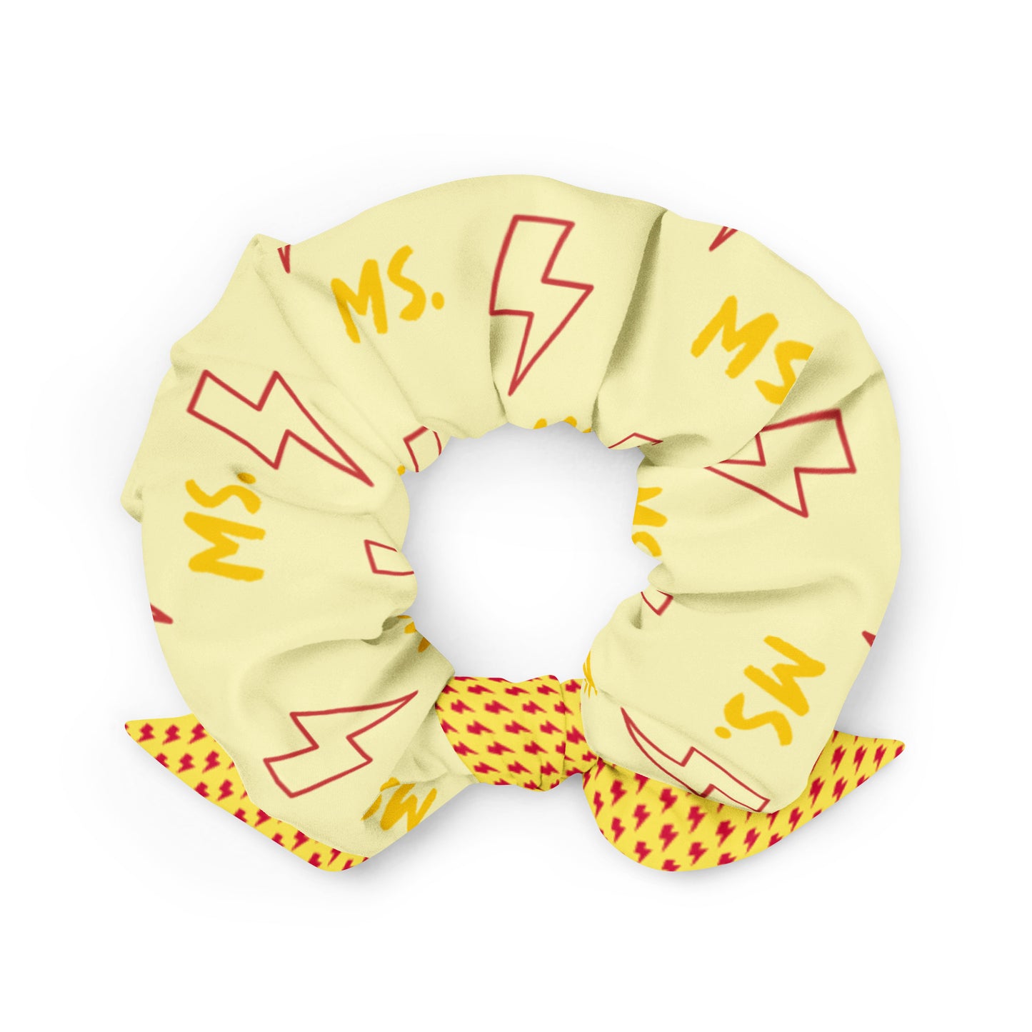 Ms. Kamala Khan (Yellow) Recycled Scrunchie