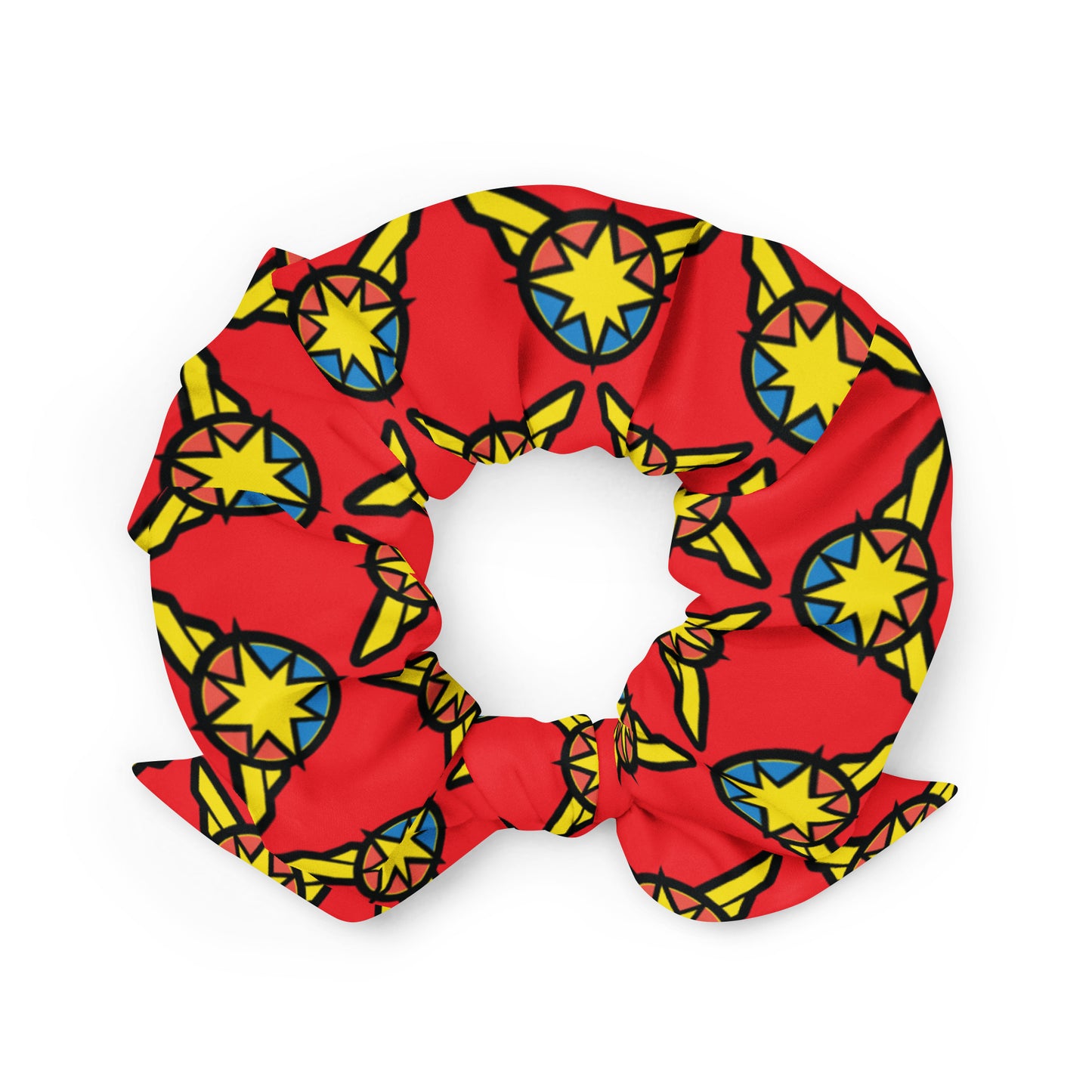 Captain Carol Danvers (Red) Recycled Scrunchie