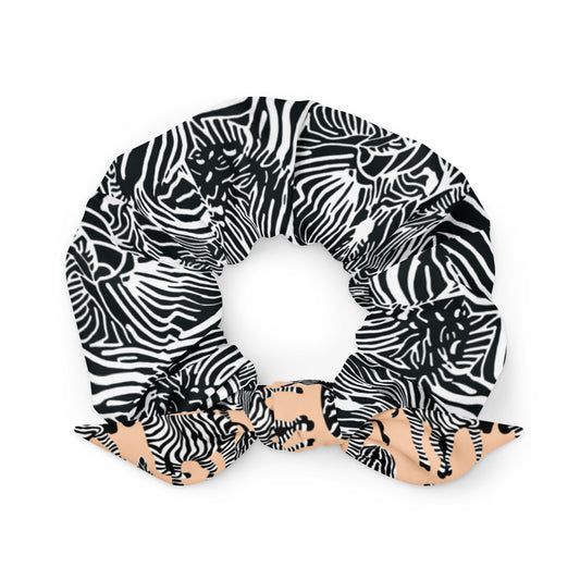 Kraven The Hunter Zebra Print Recycled Scrunchie