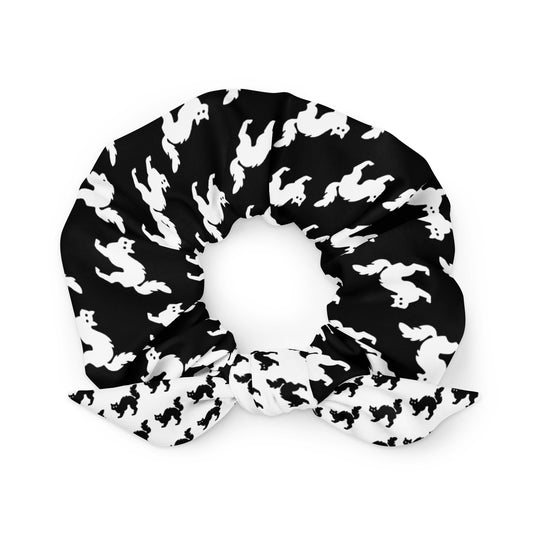 Agatha Harkness Bewitched Cat (Black) Recycled Scrunchie