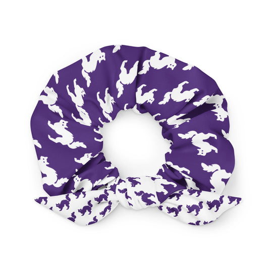 Agatha Harkness Bewitched Cat (Purple) Recycled Scrunchie