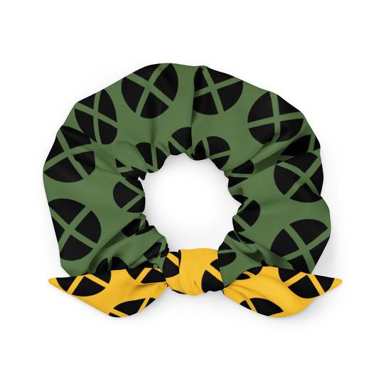 Rogue (Green/Yellow) Recycled Scrunchie