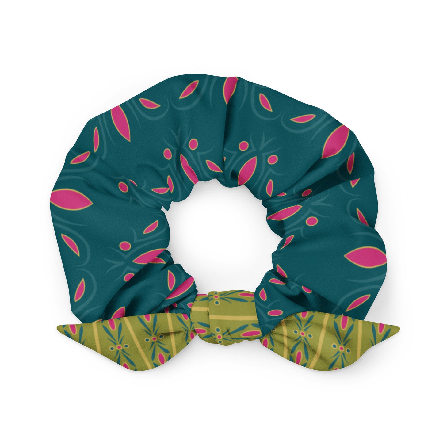 Ice Princess Recycled Scrunchie