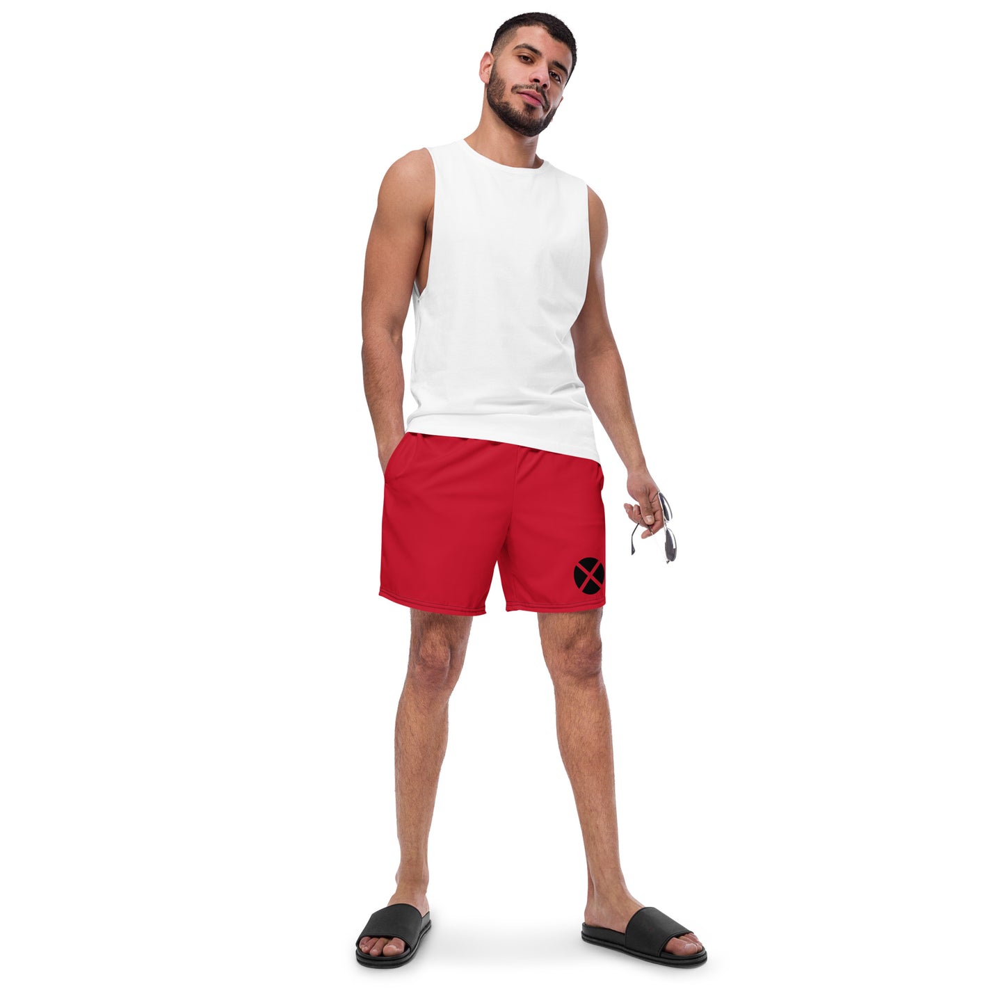 Xavier's School (Red) Swim Trunks