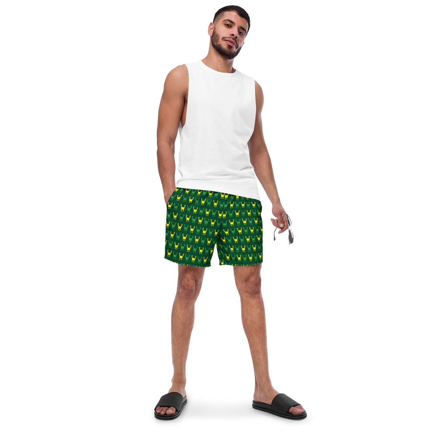 Loki Helmet (Dark Green) Swim Trunks