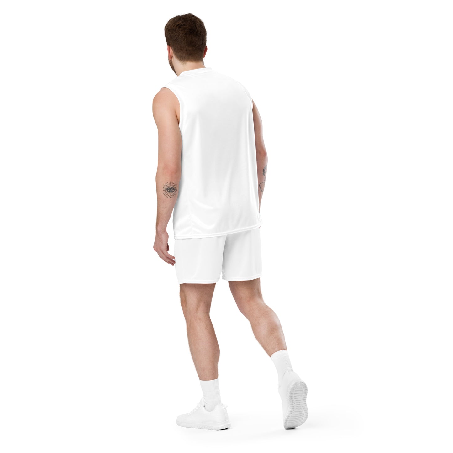 Spider-Gwen (White) Unisex Exercise Shorts