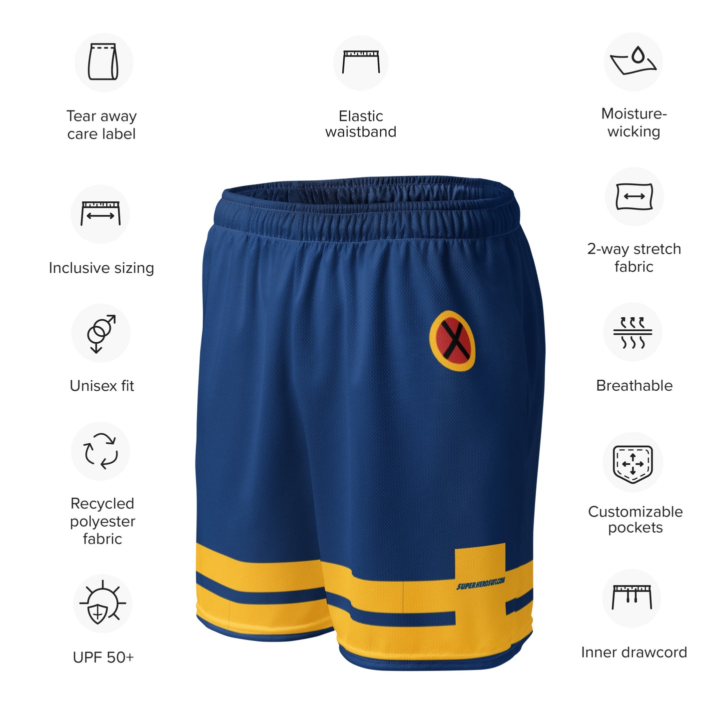 Cyclops Costume Unisex Exercise Shorts