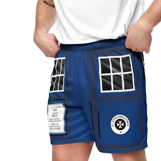 T.A.R.D.I.S Unisex Exercise Shorts