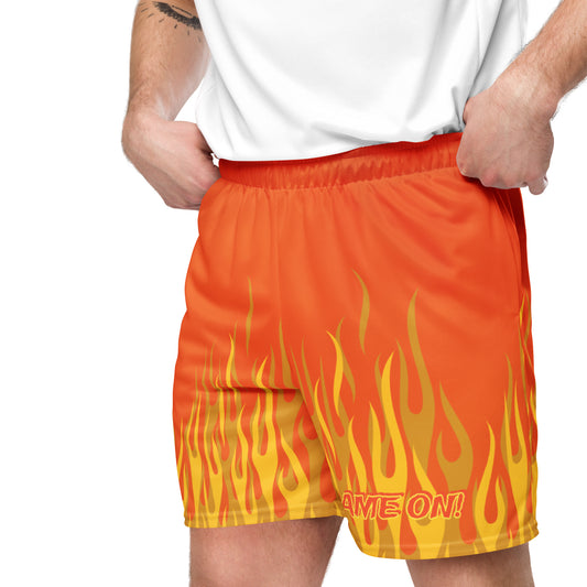Fantastic Torch "Flame On!" Unisex Exercise Shorts