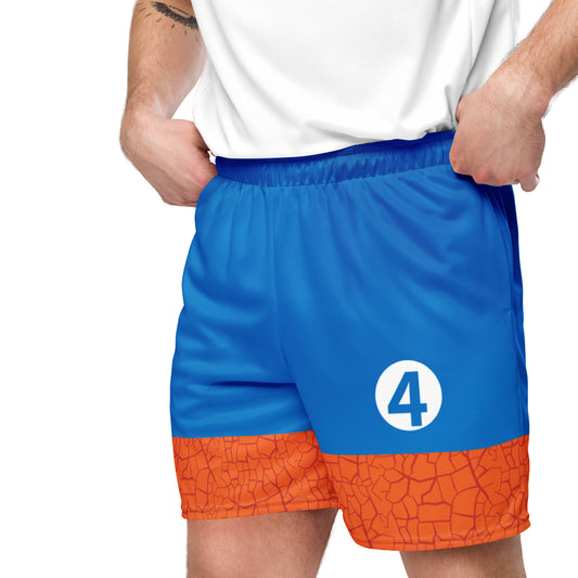 Fantastic Ben Grimm The Thing Costume Unisex Exercise Shorts
