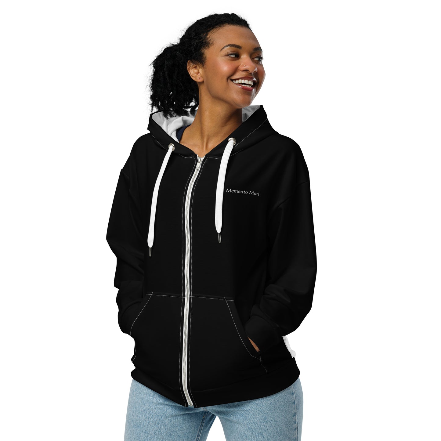 Frank Castle "Memento Mori" Unisex Zip-Up Hoodie