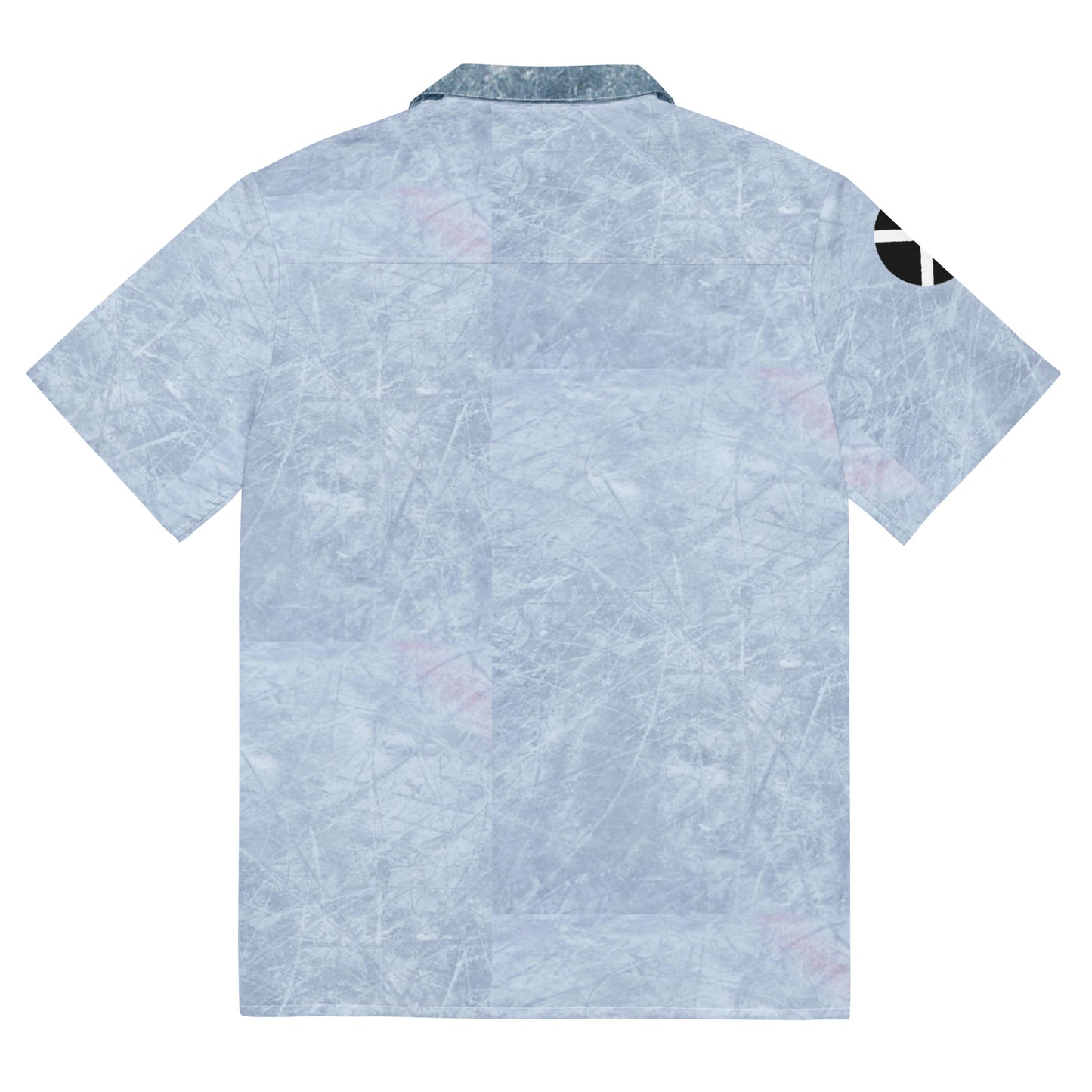Iceman Costume Short Sleeve Button Shirt