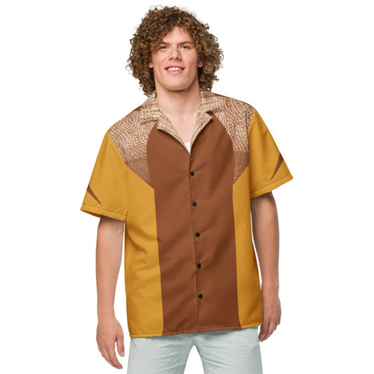 Sabretooth Costume Short Sleeve Button Shirt
