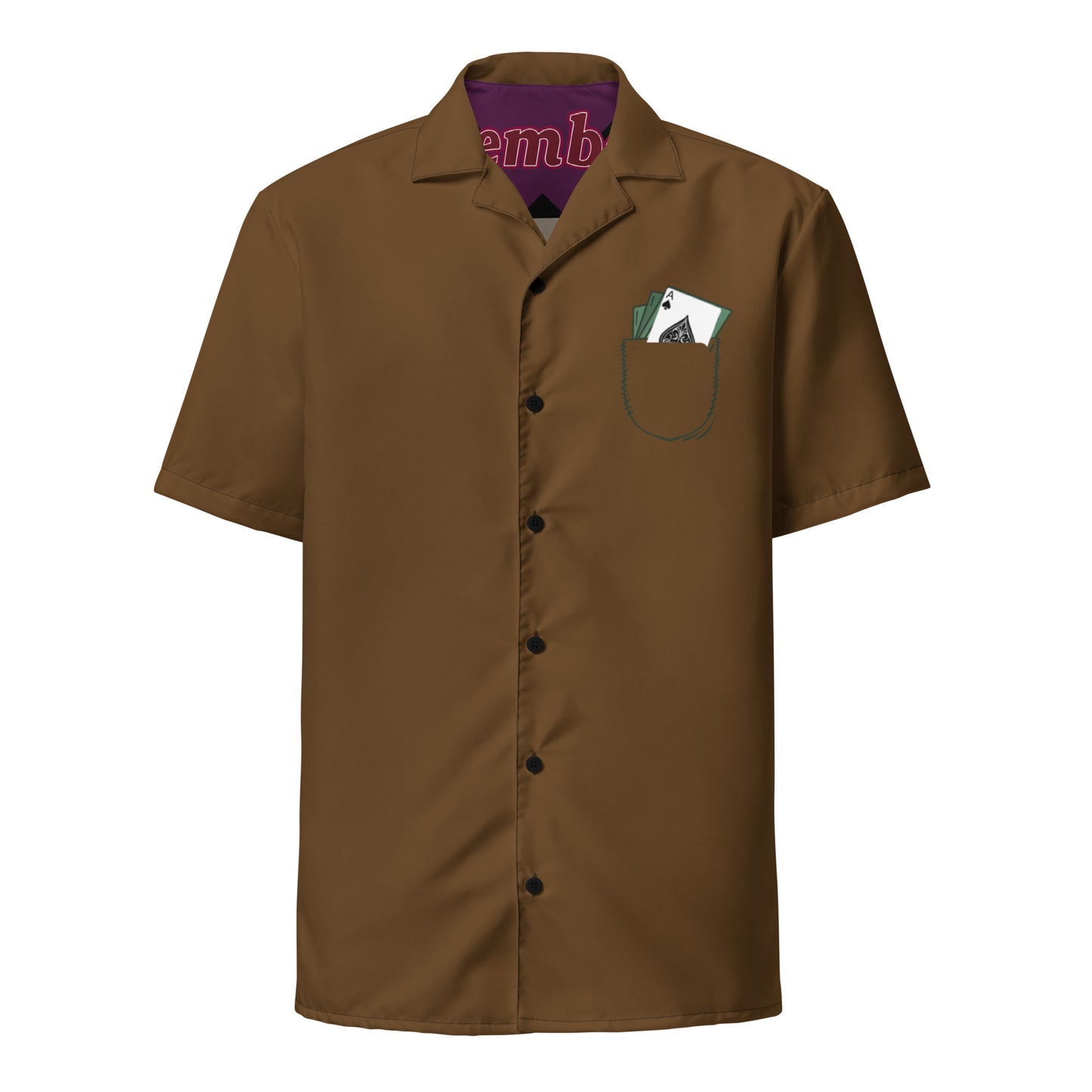 Gambit 's Trench Coat with Quote Costume Short Sleeve Button Shirt