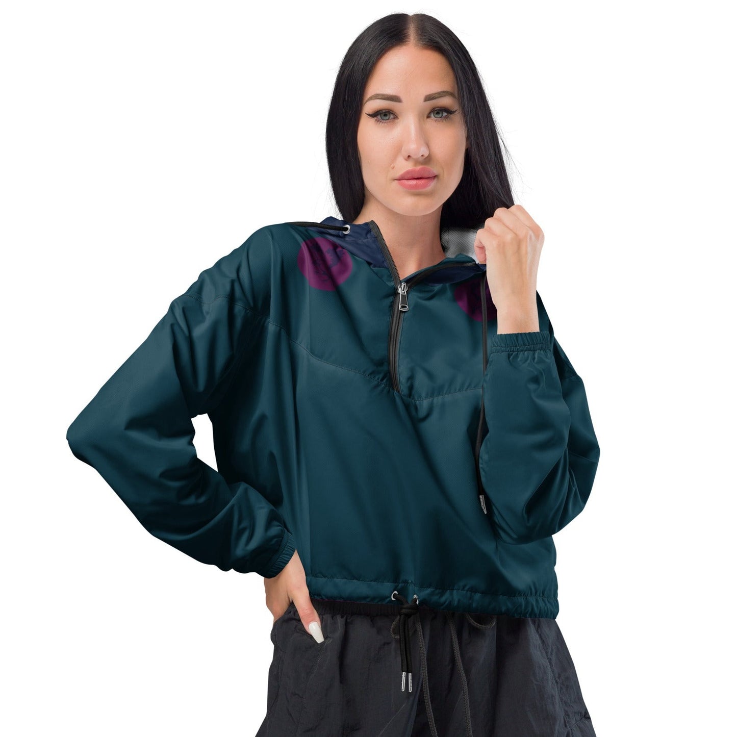 Raven Costume Half Zip Windbreaker