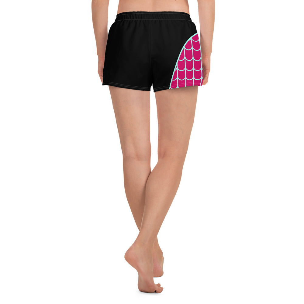 Spider-Gwen Women’s Recycled Athletic Shorts (Black)