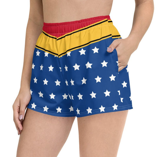 Diana Prince Costume Women’s Recycled Athletic Shorts