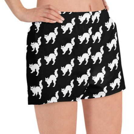 Agatha Harkness Bewitched Cat Women’s Recycled Athletic Shorts