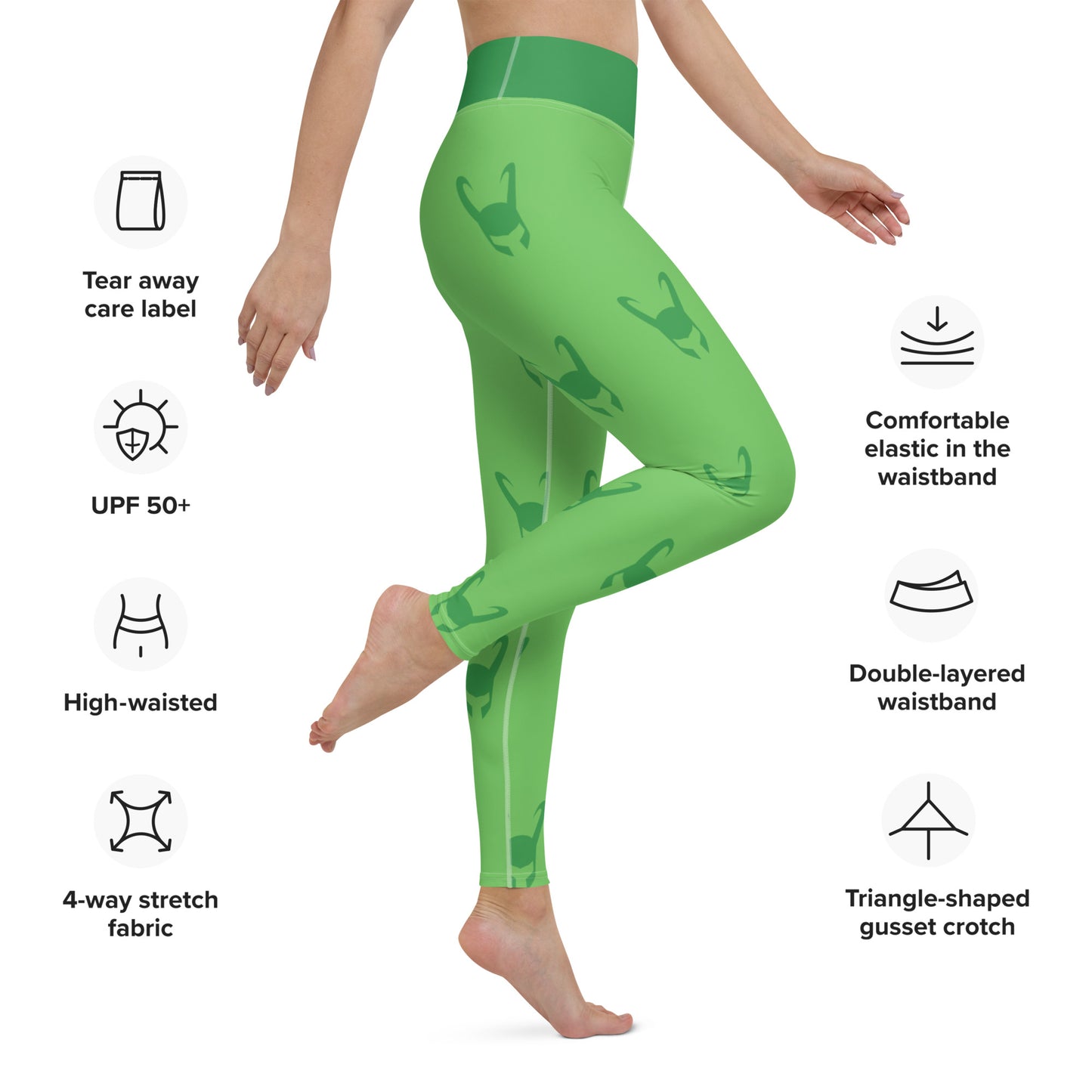 Loki Helmet Yoga Leggings