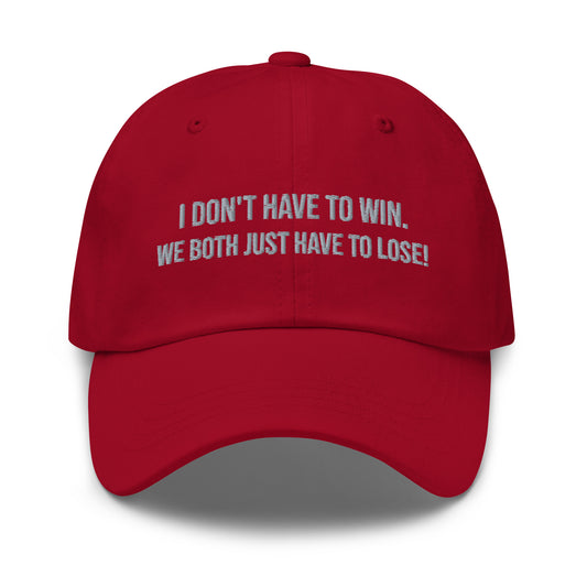 Scott Lang Quote Embroidered Hat