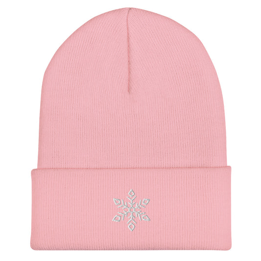 Ice Queen Embroidered Cuffed Beanie