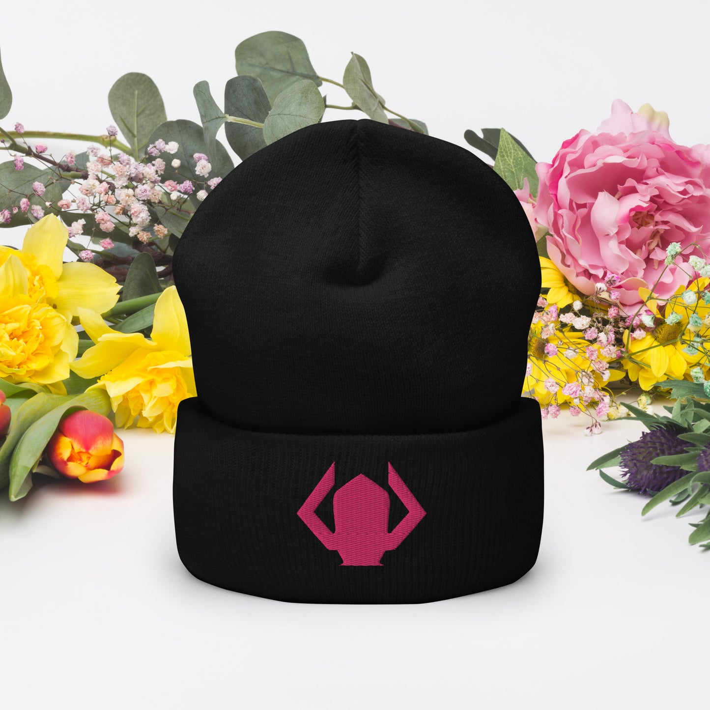 Galactus Embroidered Cuffed Beanie
