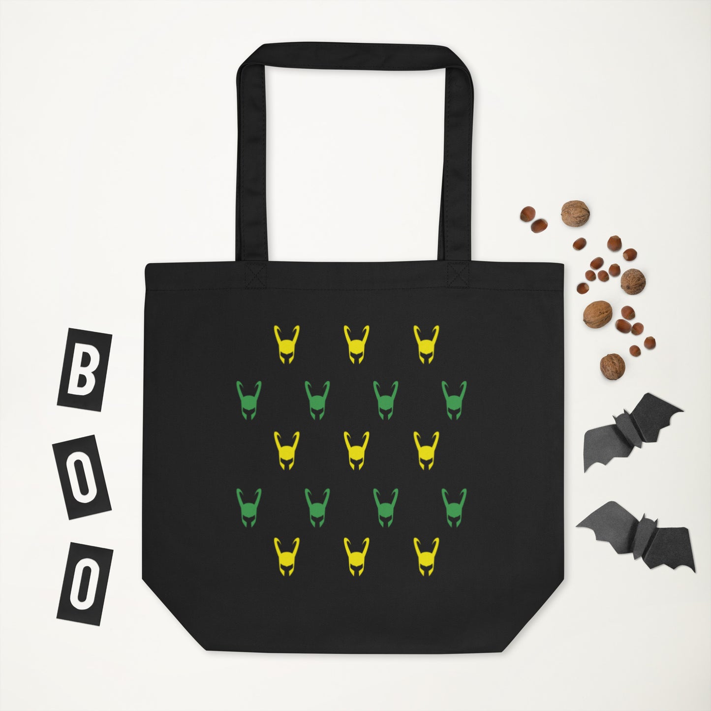 Loki Helmet (Two) Organic Tote Bag