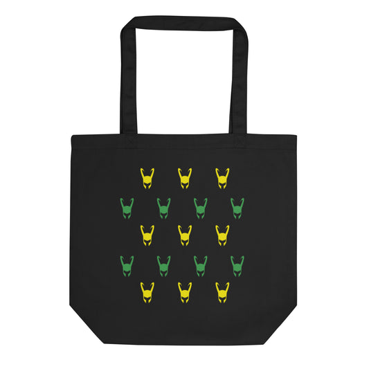 Loki Helmet (Two) Organic Tote Bag