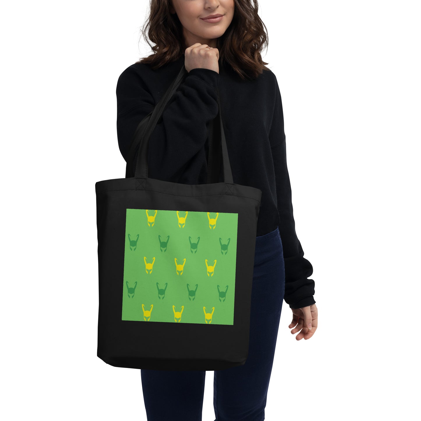 Loki Helmet Organic Tote Bag