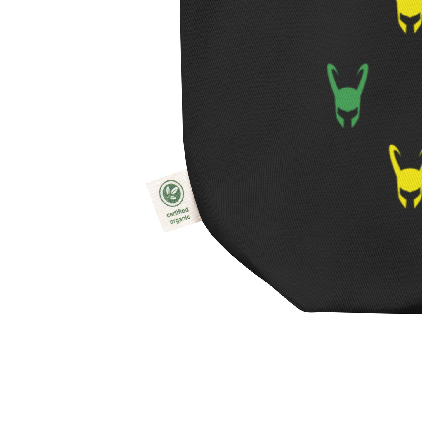 Loki Helmet (Two) Organic Tote Bag