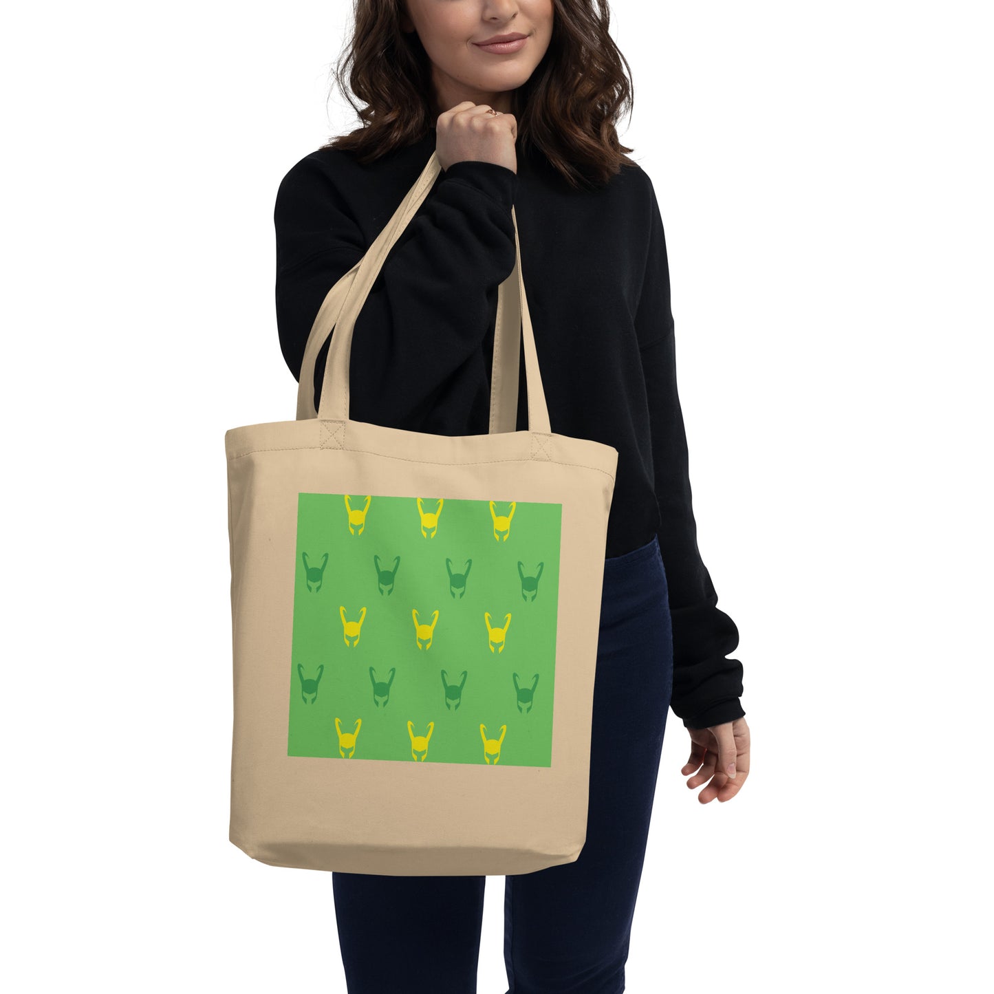 Loki Helmet Organic Tote Bag