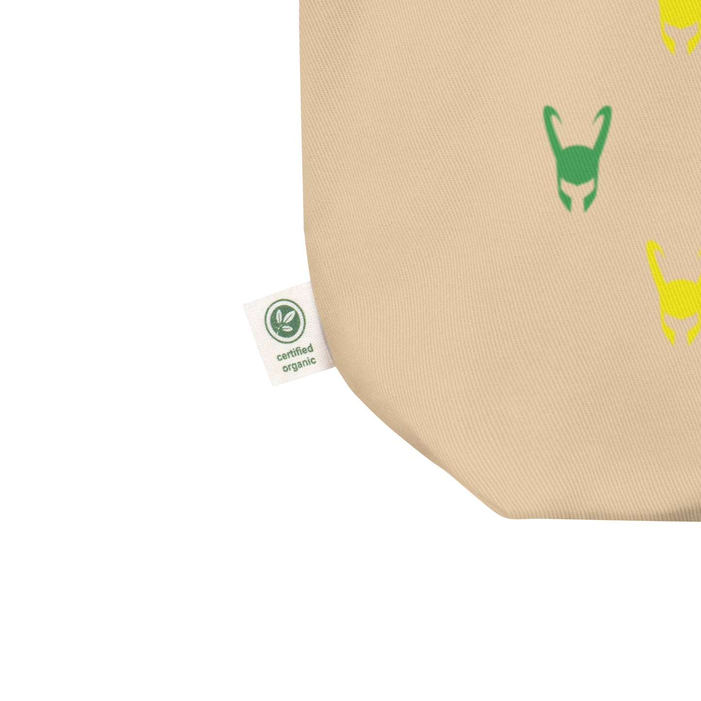 Loki Helmet (Two) Organic Tote Bag