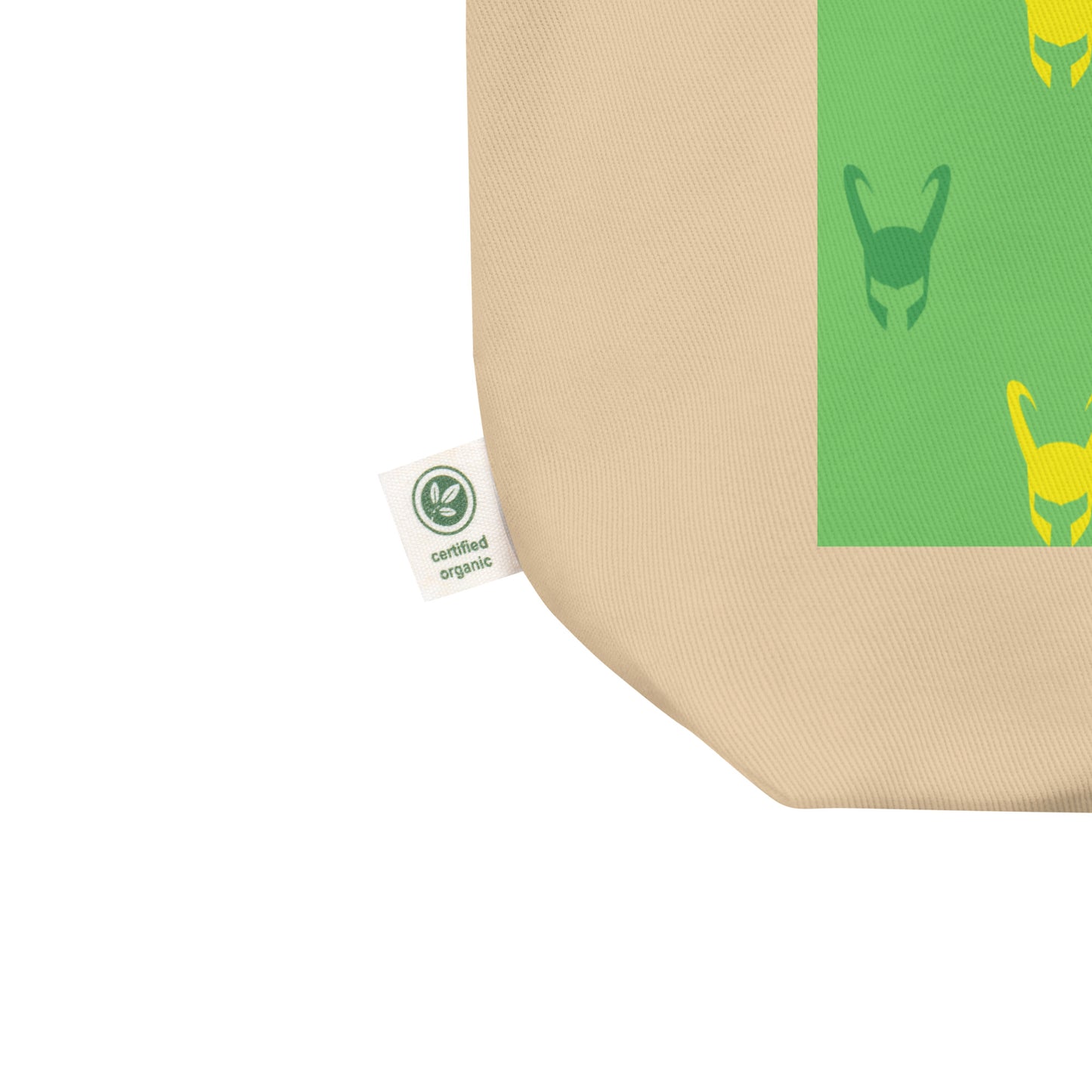 Loki Helmet Organic Tote Bag