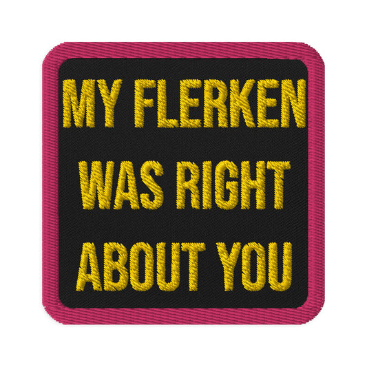 "My Flerken" Embroidered Iron-on/Sew-on Patch