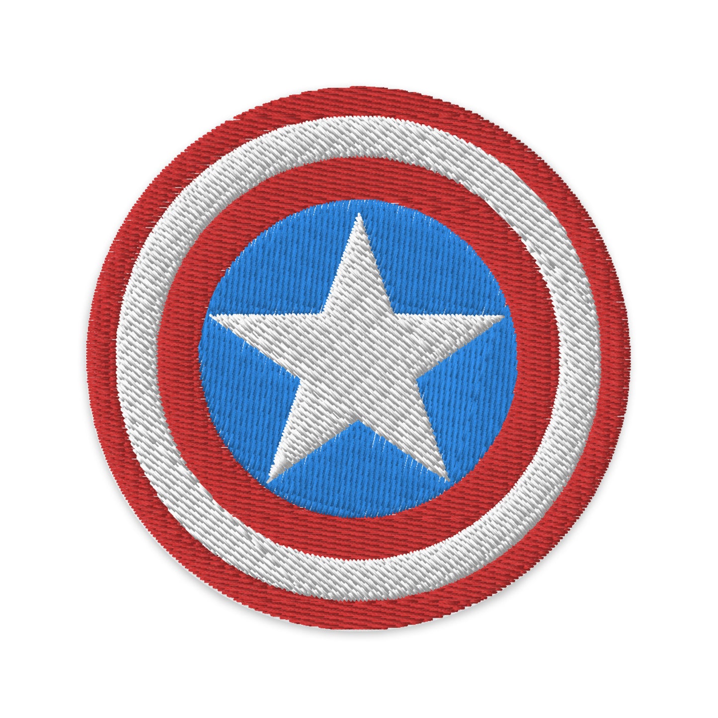 Captain America Shield Embroidered Iron-on/Sew-on Patch
