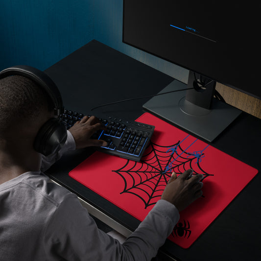 Spiders & Web + Classic Spider Logo Gaming Mouse Pad