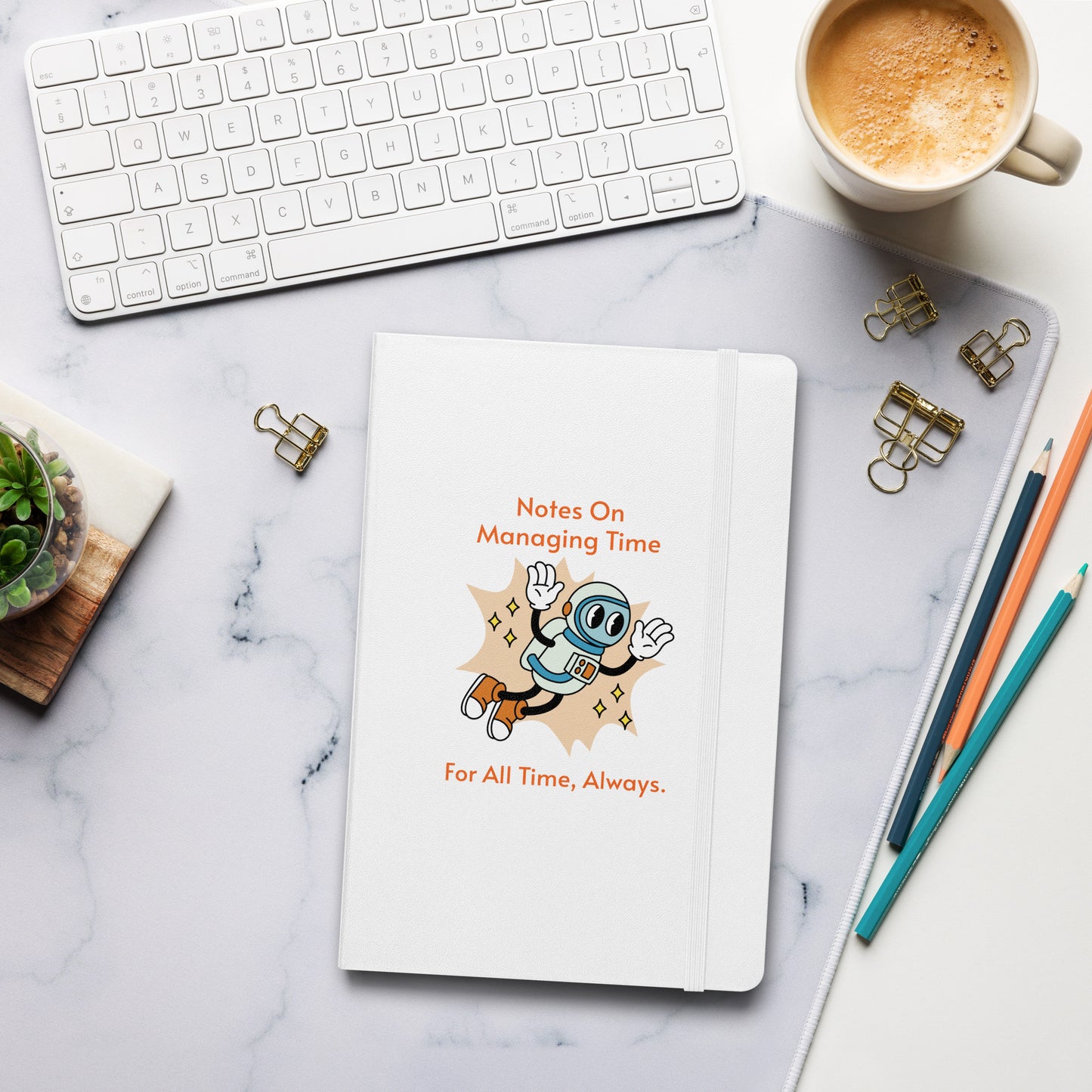 Loki's Managing Time "For All Time, Always." Hardcover Notebook