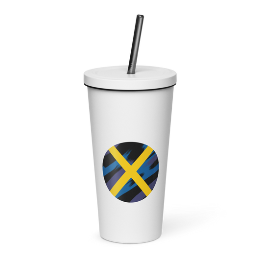 Xavier's School Insulated 20oz Tumbler with Straw