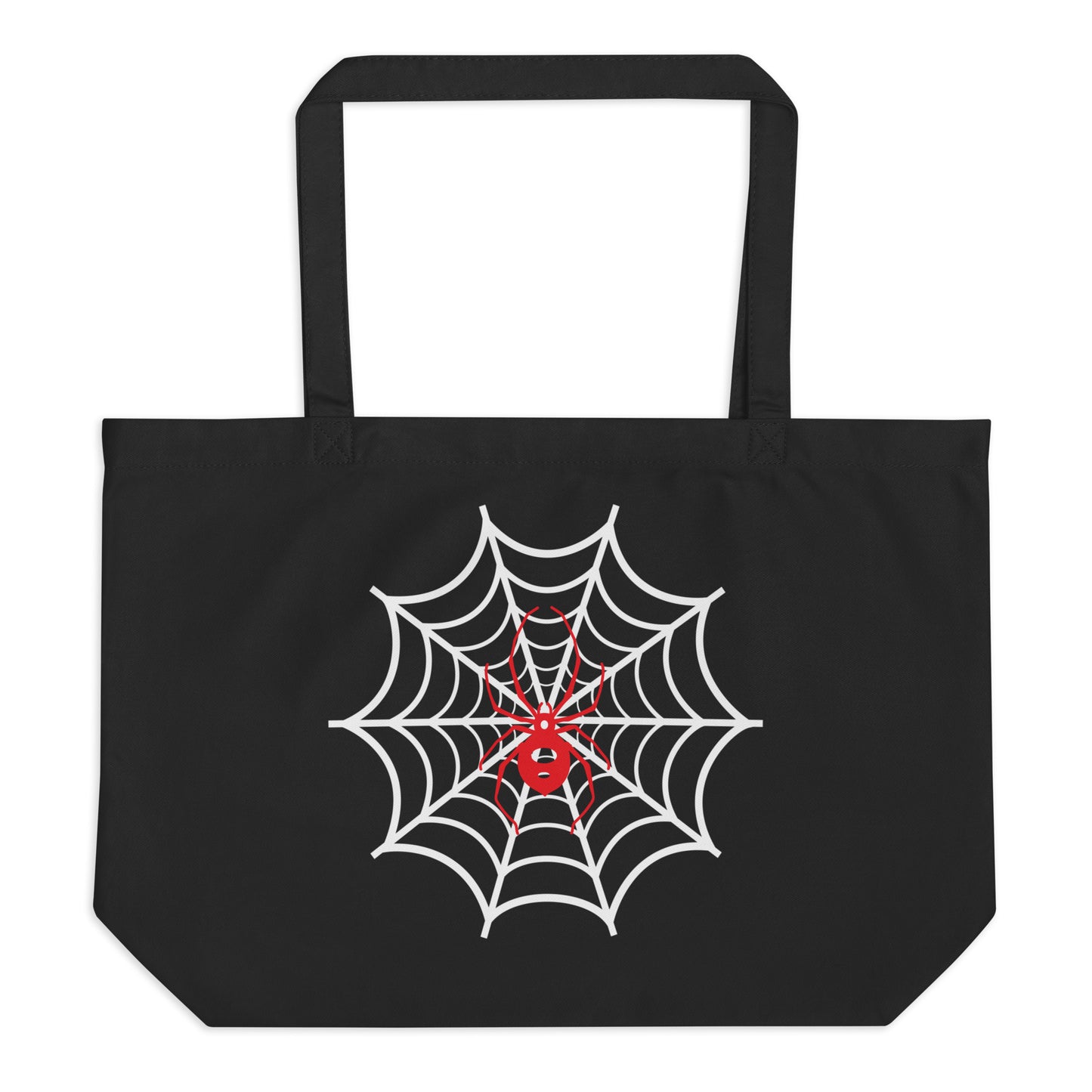 Spiderweb Large Organic Tote Bag